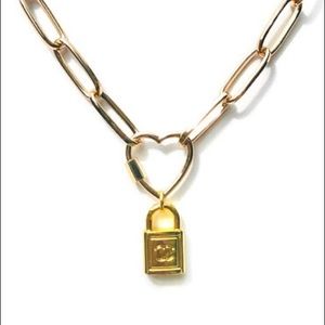 Upcycled Chanel zipper pull necklace.